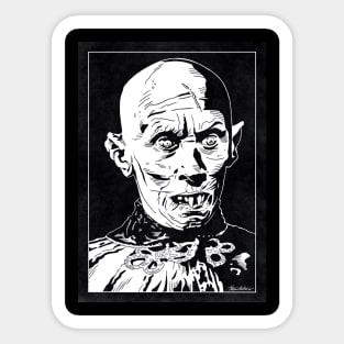 KURT BARLOW - Salem's Lot (Black and White) Sticker